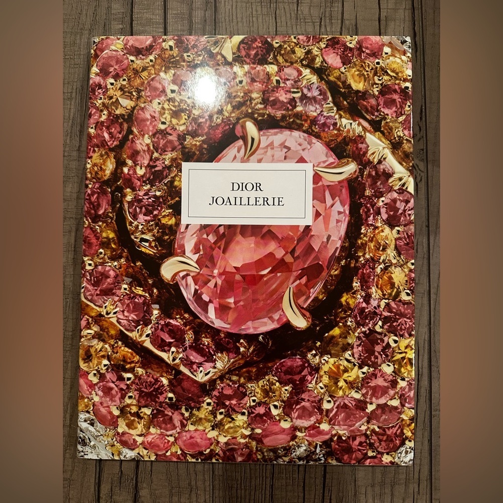 Dior Joaillerie Pink and Gold Gemstone Design coffee table book